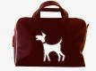 Travel Hund/dunkelrot